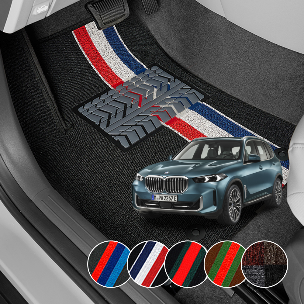 BMW X5 슬림 뉴 코일매트 발매트 라인 카매트 차량용 바닥 발판 자동차 차량 깔판, 톰에디션 59,800원