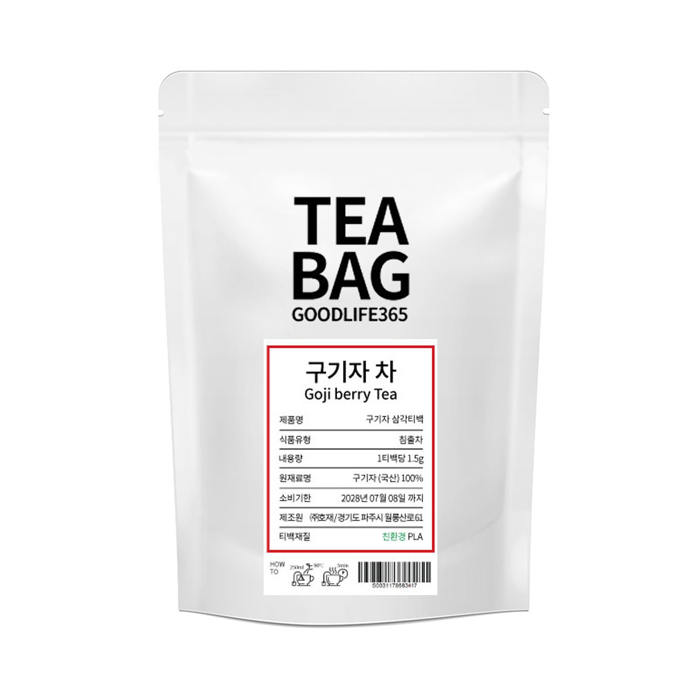 굿라이프365 구기자 삼각티백 100개입, 1.5g, 1개, 100개입 19,800원