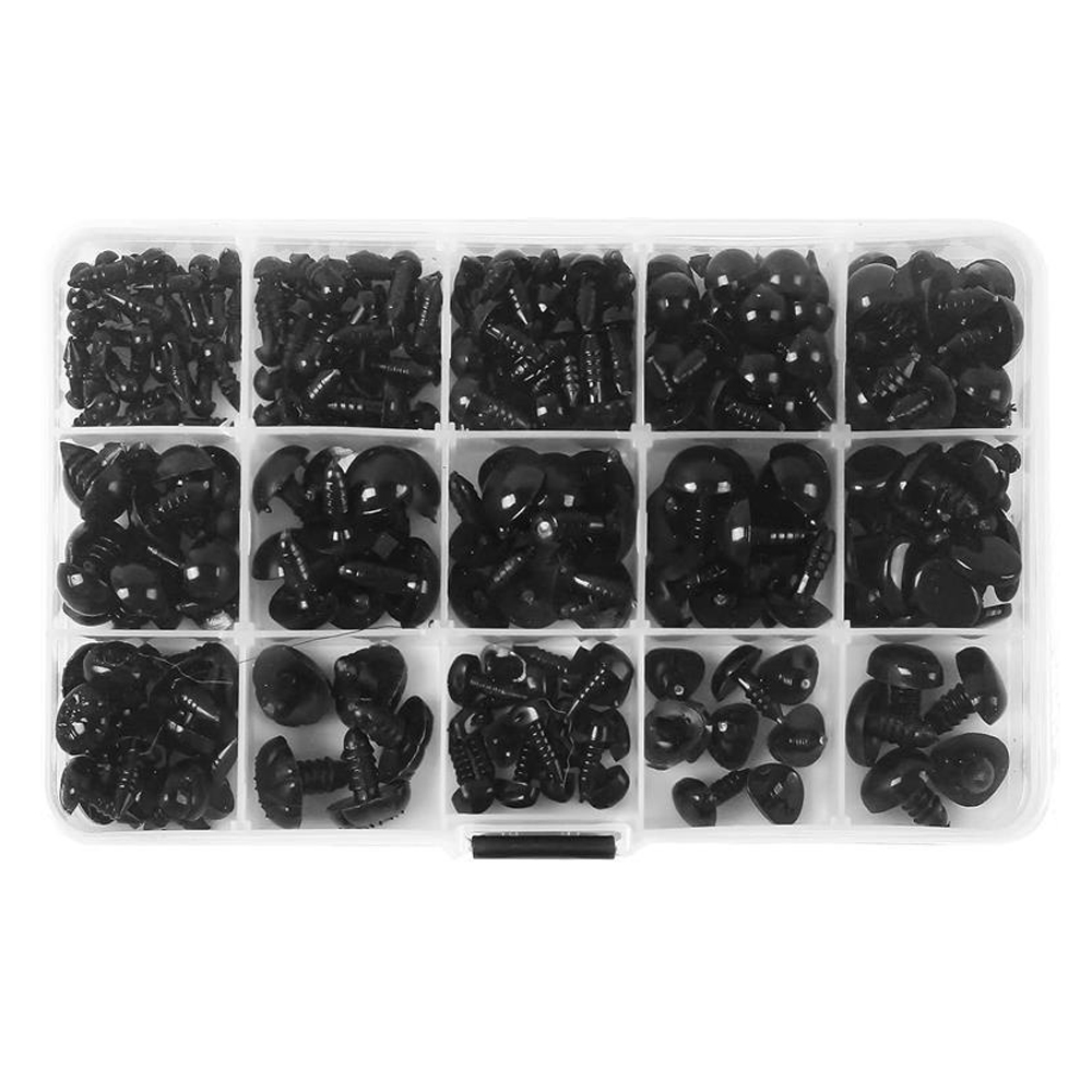 코히모 모루 인형 부자재 키트 콩알눈 나사형 눈알 코 566p 세트 4W193, 블랙, 1개 9,600원