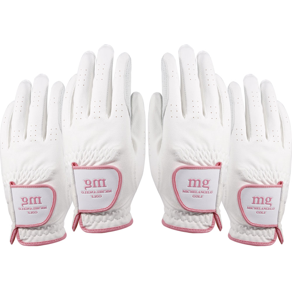 미켈란젤로 여성용 반양피 골프장갑 양손용 혼합색상 2세트 16,690원