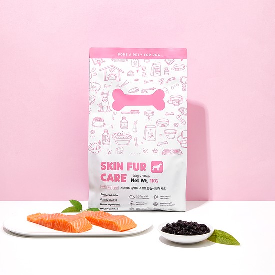 본아페티 강아지 피부 모질 연어 사료 반려견 각질 아토피 피모 저알러지 1KG 50,000원