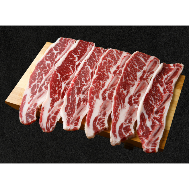 [고기총각] 지방완벽제거 소갈비 꽃갈비 찜용 구이용  LA갈비 2kg 선물세트 132,000원