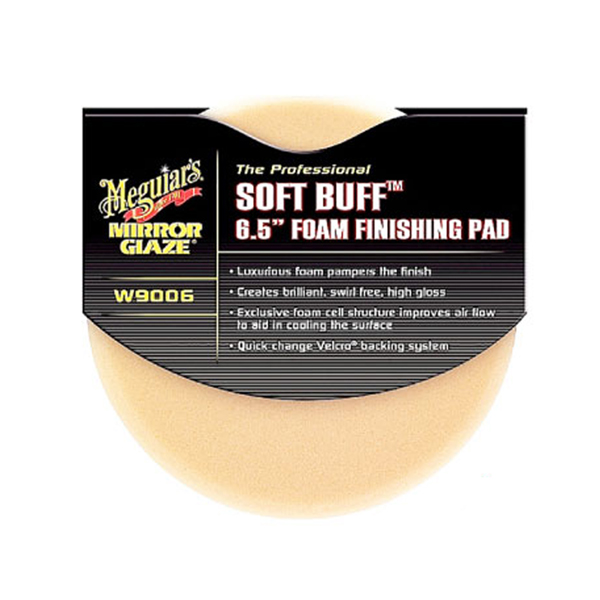 맥과이어스 소프트 버프 폼 피니싱 패드 6.5인치 W9006 광택기용패드, W9006 6.5인치 피니싱패드 19,880원