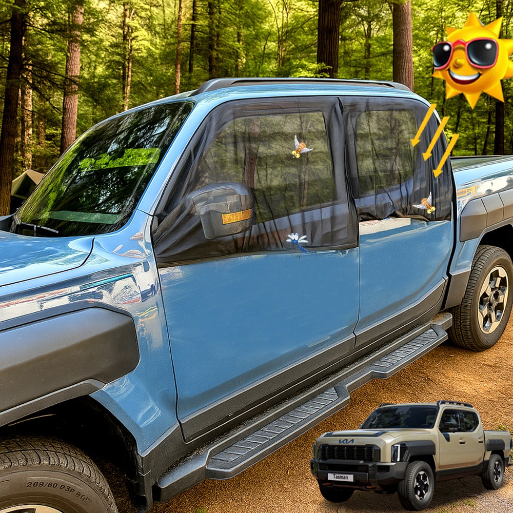 벤비아믹스 기아 타스만 호환 차박 모기장 세트 앞 뒤 창문용 캠핑 차크닉 햇빛가리개 낚시 쉼터 00362 21,800원