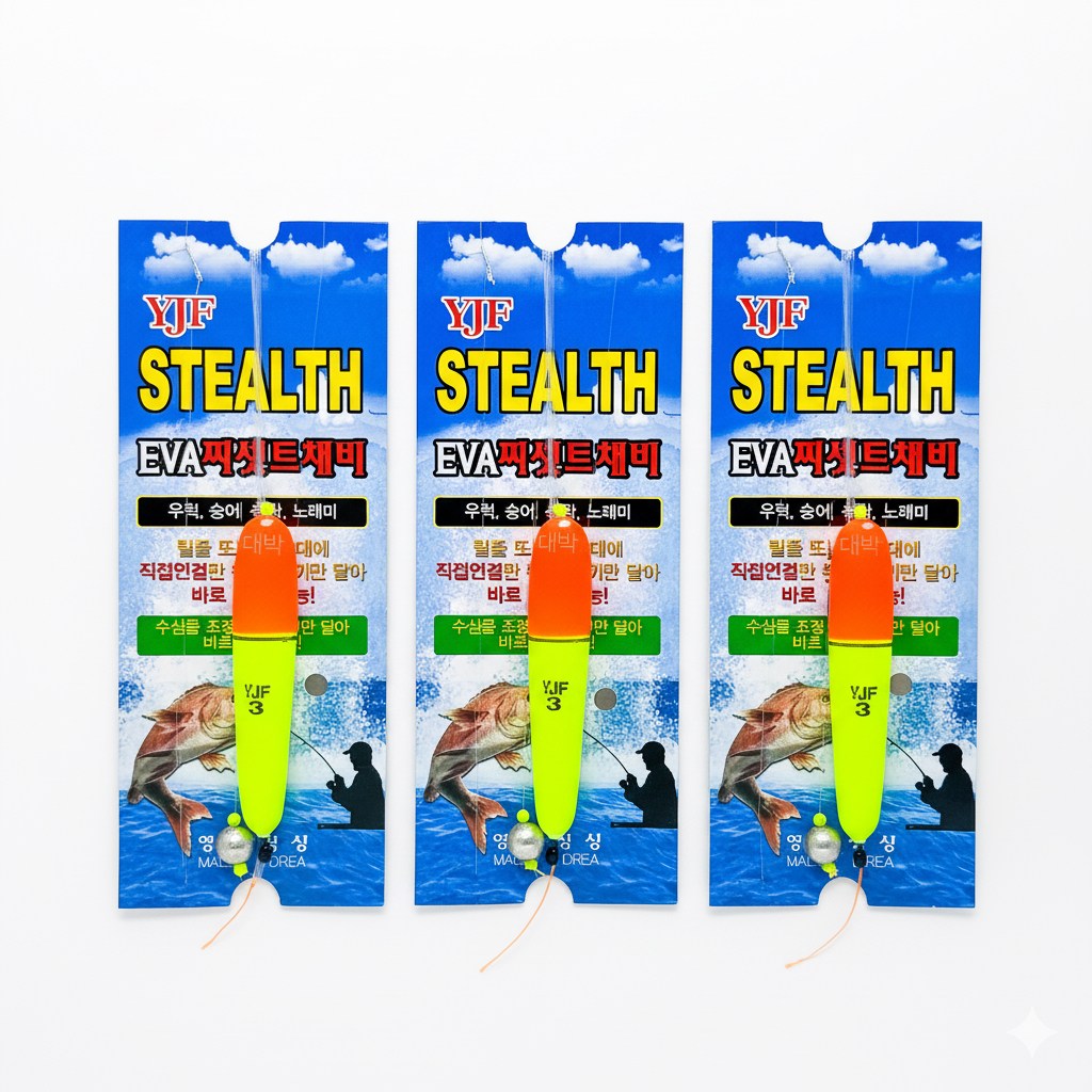 EVA소세지찌 세트찌 완전채비 흘림낚시 원투낚시 방조제 양어장채비, 3개, 소세지 구멍타입3호 9,260원