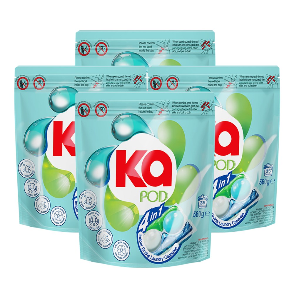 카포드 듀얼코어 4in1 캡슐세탁세제 실내건조용 35개입, 4개, 35개입 65,580원