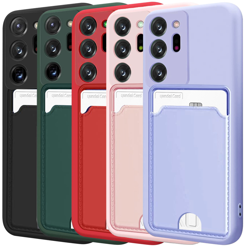 벌크온 갤럭시 노트20 카드 수납 포켓 카메라 보호 풀커버 실리콘 컬러 휴대폰 케이스 6,980원