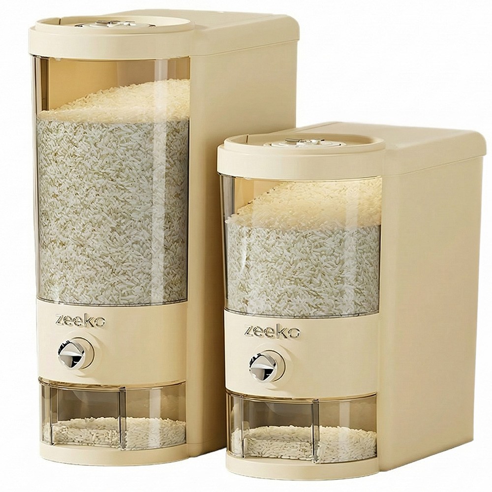 마켓플러스 원터치 쌀통 10kg 밀폐 방습 1인분 정량 토출 13,850원