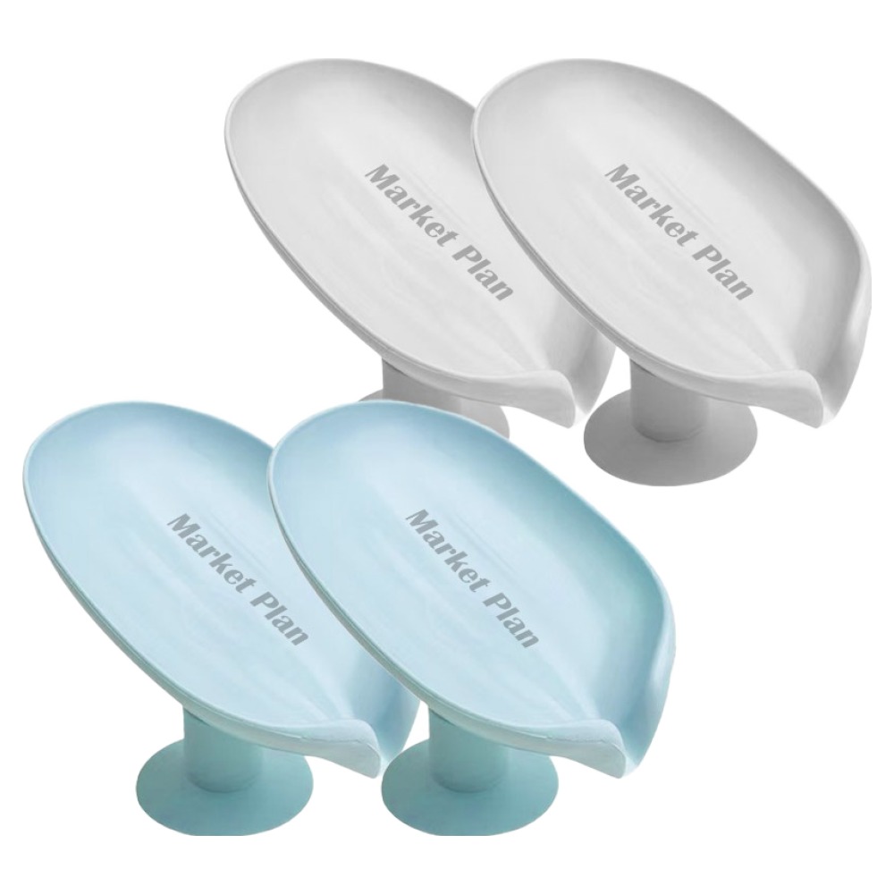 마켓플랜 나뭇잎 물빠짐 비누 받침대 2종 x 2p 세트 2,900원