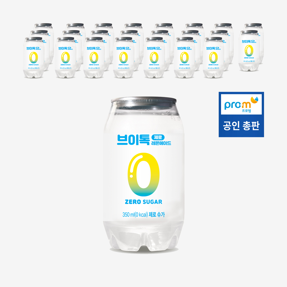 브이톡 제로 레몬에이드 0.35L 24캔 한박스 제로칼로리 탄산음료 18,000원