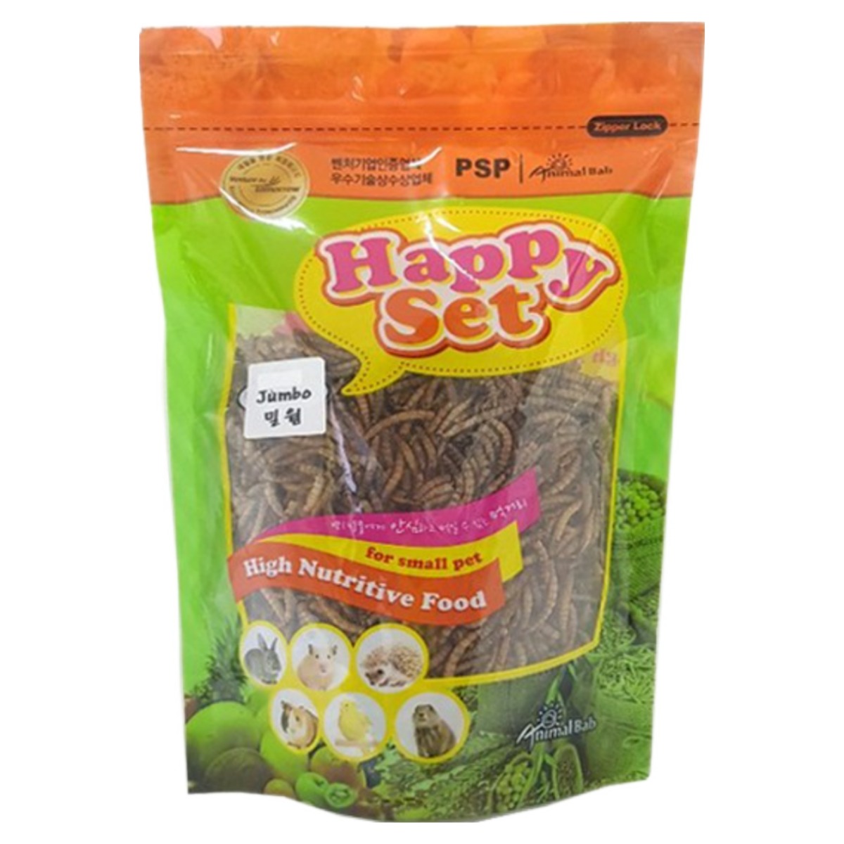 애니몰파크 애니멀밥 해피세트 건조밀웜 130g 밀웜 고슴도치간식 거북이간식 햄스터 애완조 고슴도치 토끼 기니피그 프레리독밀웜 소동물간식 PSP, 1개, 130g 6,490원