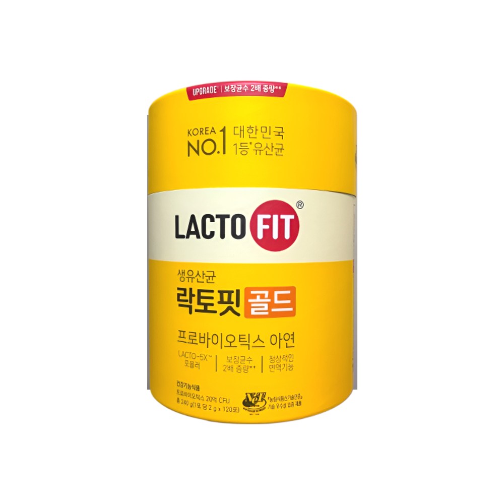 락토핏 골드 생유산균 프로바이오틱스 아연 50포 6통 59,790원