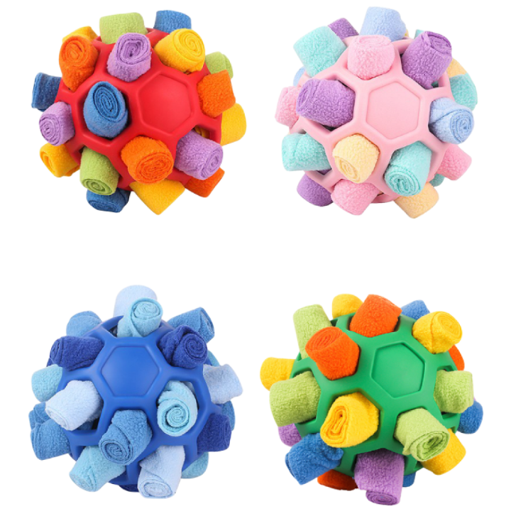 강아지 노즈워크 볼 장난감 불리불안 놀아주기, 1개, 레드 16,900원