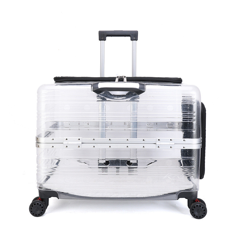 대형견 투명 휴대용 반려견 이동가방 통기성 좋은 여행 산책용 하드 캐리어 226,000원