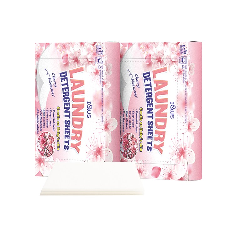 아이앤어스 초고농축 시트세제 (섬유유연+향이 좋은 체리블라썸, 순한성분 프리미엄 세제) 10,900원