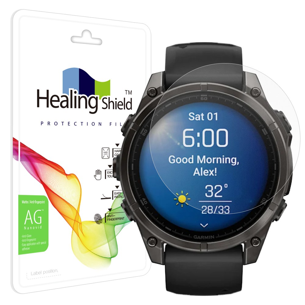 가민 피닉스 8 아몰레드 47mm 저반사 지문방지 액정보호필름 2매 11,520원