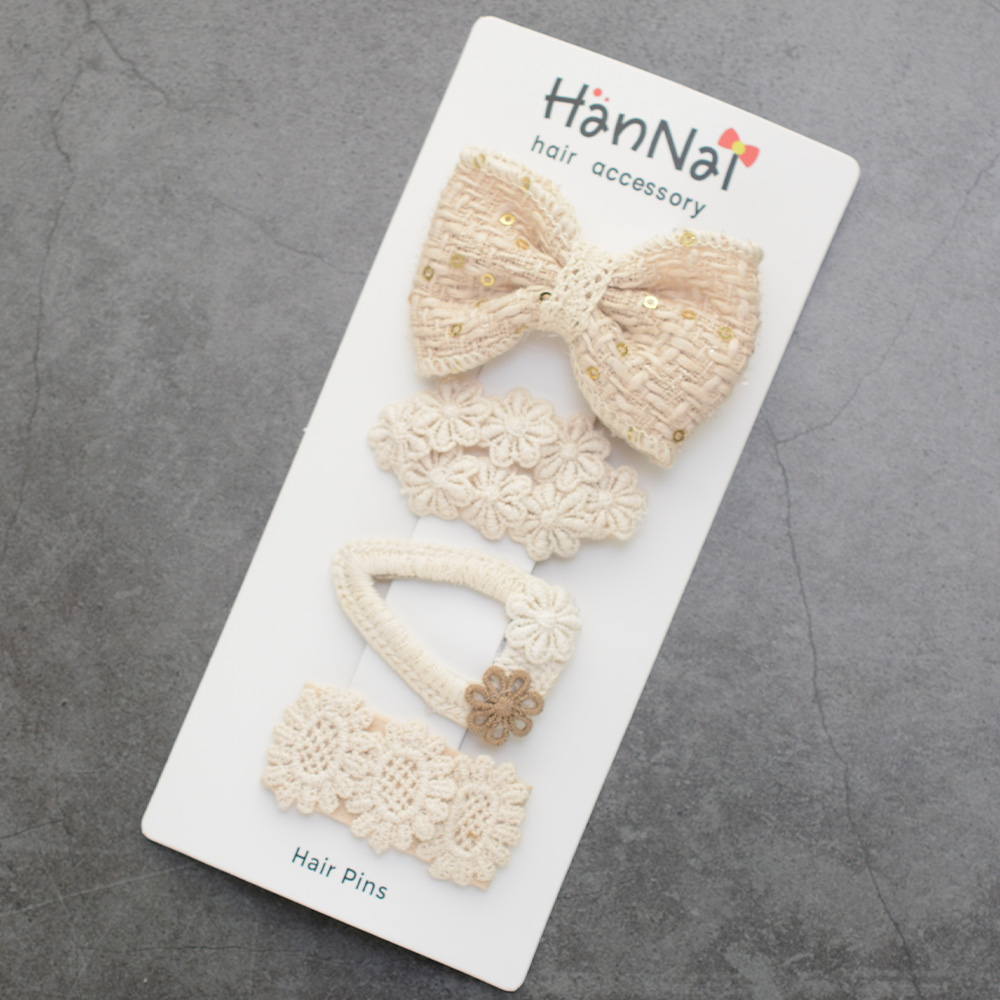 HANNAL 우리공주 밀크레이스 헤어핀세트 7,400원