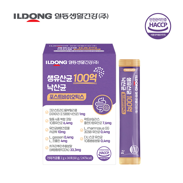 [국내배송]일동생활건강 생유산균 100억 낙산균 30포 29,000원