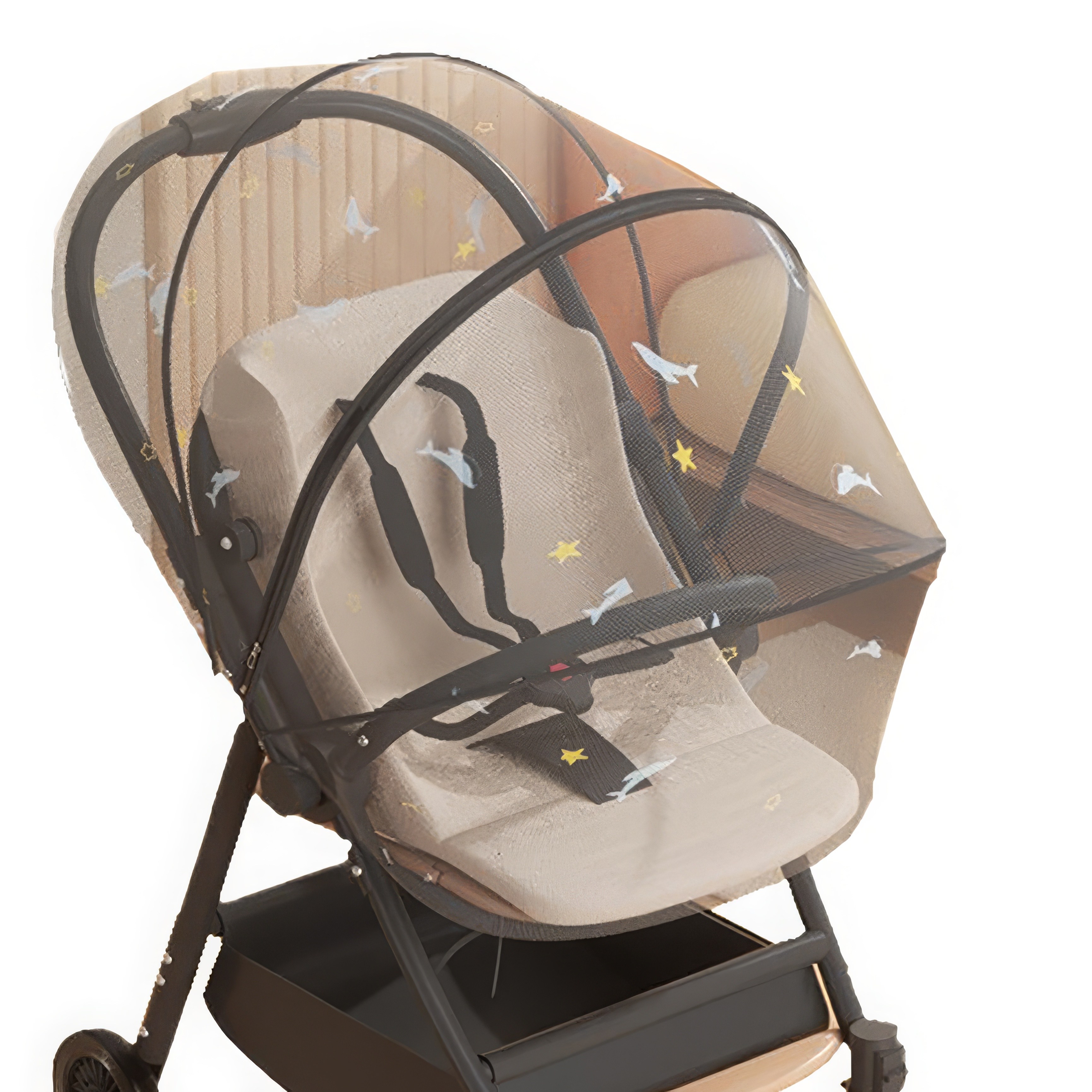 유모차모기장 지퍼형 유모차커버 아기모기장, 1개, 고래의 꿈 16,800원