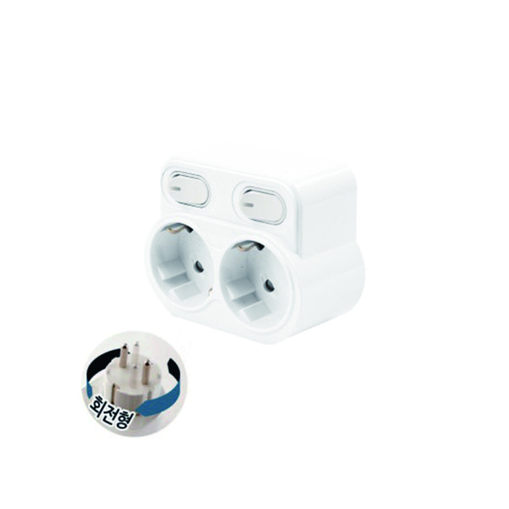 현대일렉트릭 국내 절전형 회전형 멀티탭 멀티코드 1구 2구 3구 방수방진 난연 7,440원