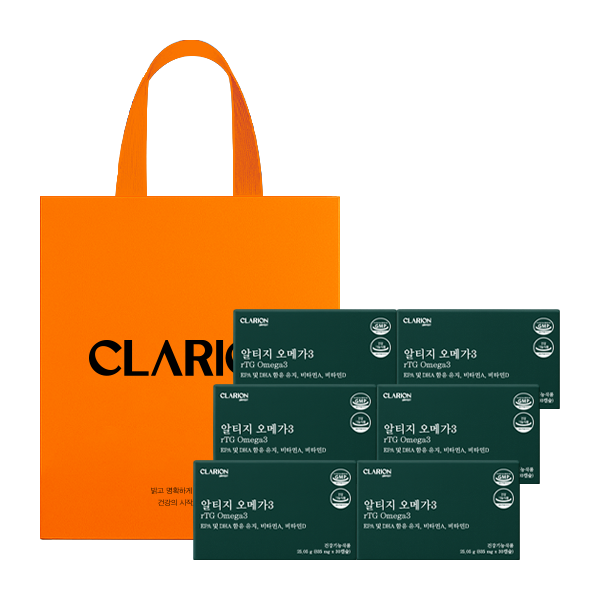 클라리온 알티지 오메가3 30캡슐 5박스 + 쇼핑백 25,390원
