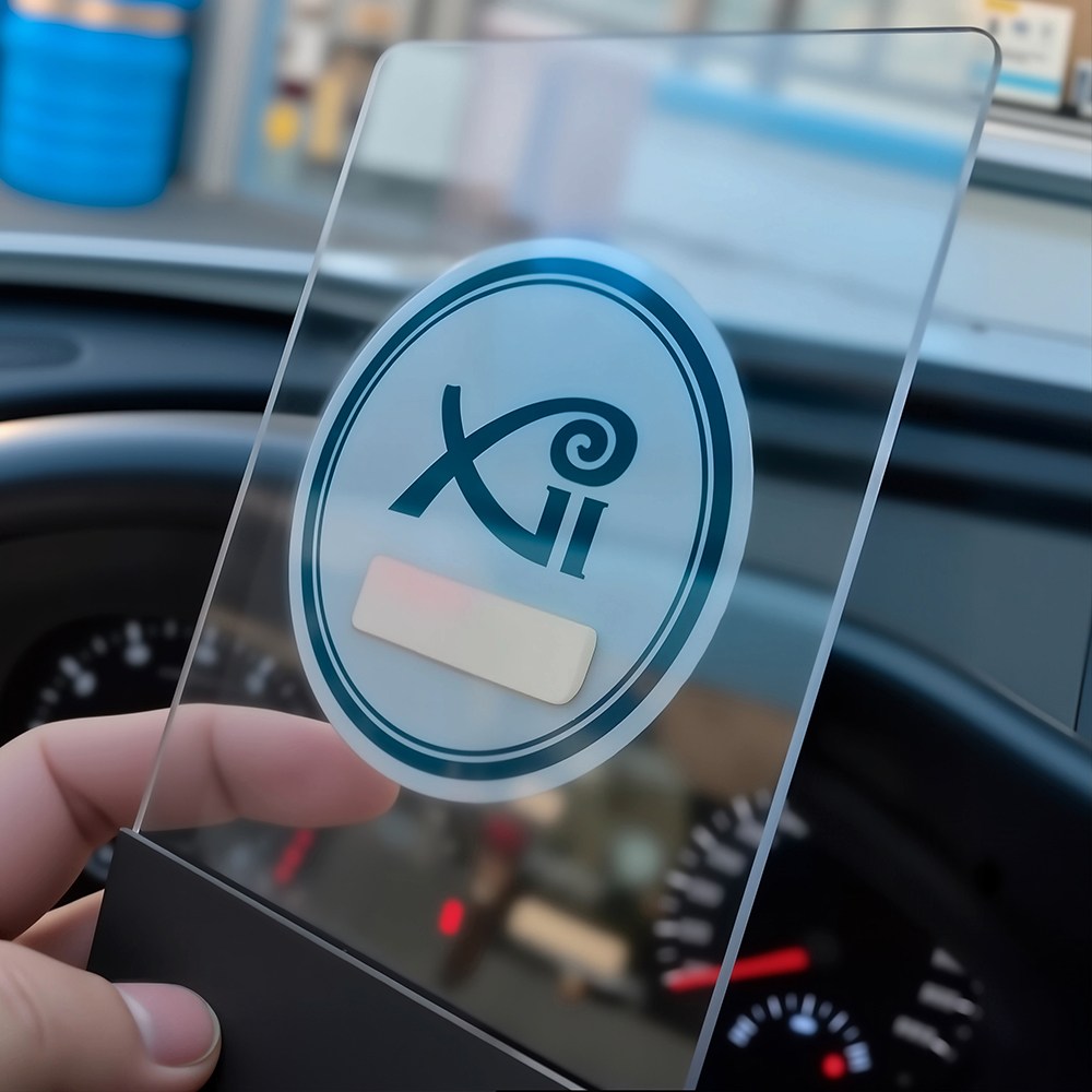 부처알림판 아파트 주차스티커홀더 부착판 주차 저공해 부착 케이스 차량 스티커 투명 번호판, 1개, 부처알림판 소형(부착영역50X75mm) 9,400원