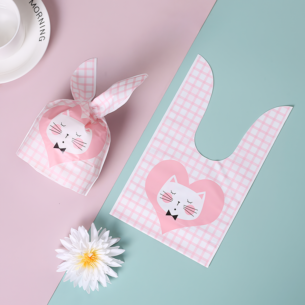 리리월드 귀여운 구디백 어린이집 선물 포장 보자기 봉투, 50장, 13 하트고양이 6,900원