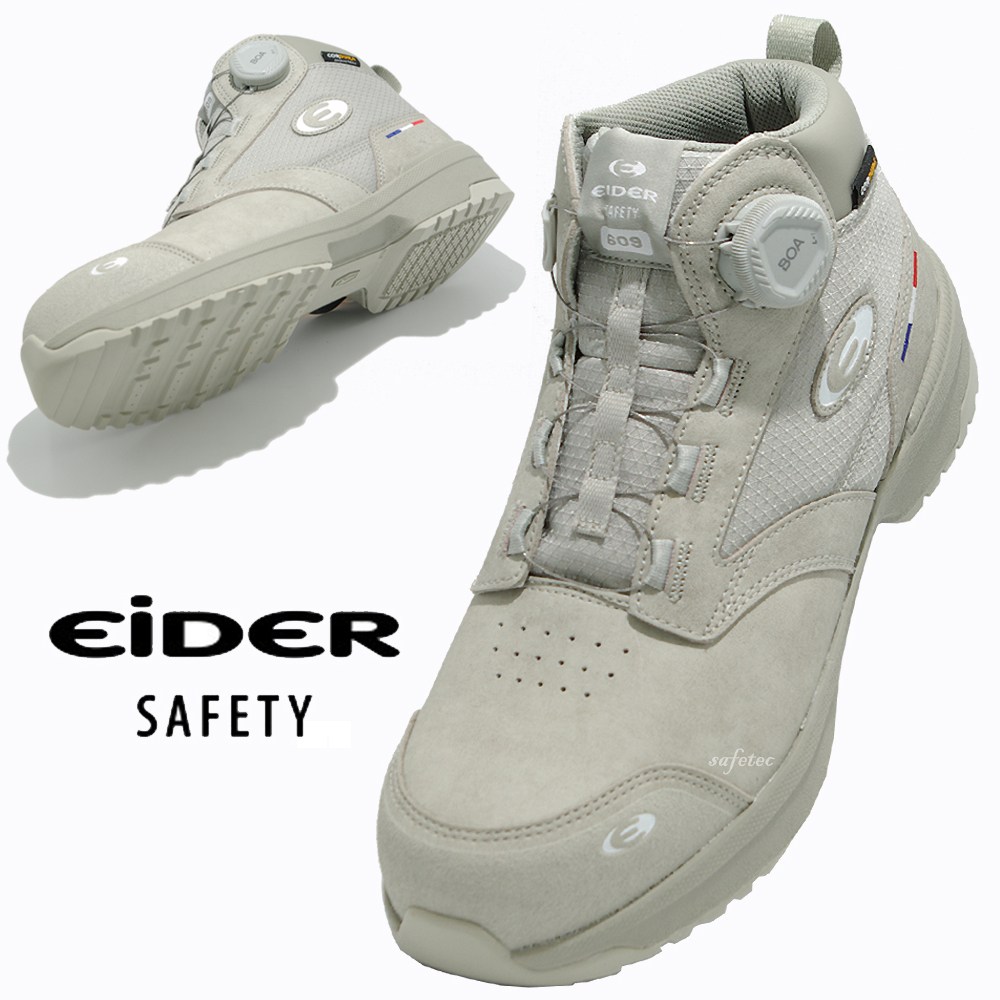 [판매자 확인: 세이프텍] 아이더 KCS인증 안전화 그레이 6인치 다이얼 내구성 소재 논슬립1등급 565g 가벼운 작업화 115,100원