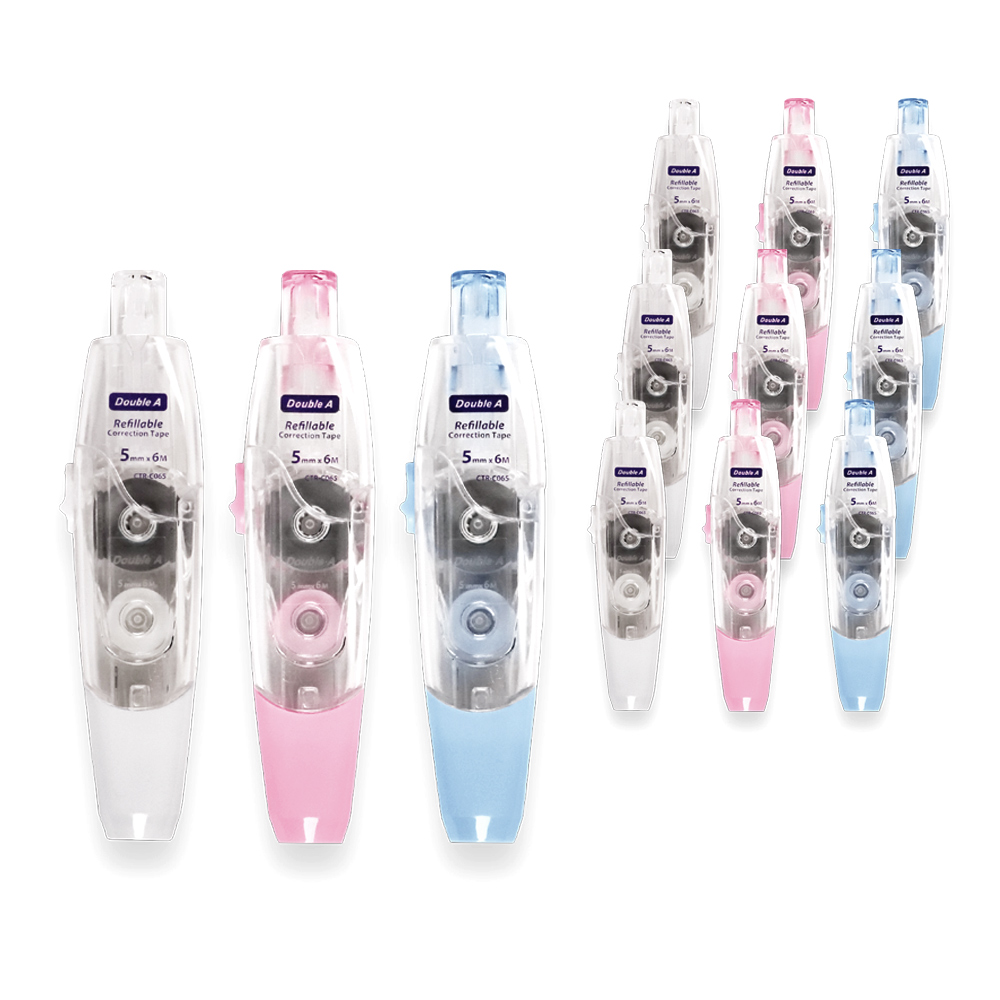 더블에이 클릭 수정테이프 화이트 노크식 26,400원