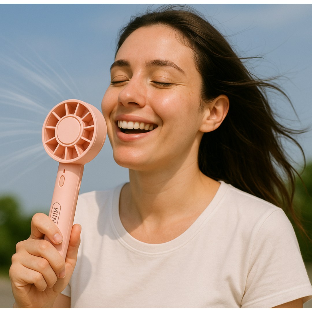 인센업 미니 선풍기 1+1 핑크+블루 여름 쿨 핸드선풍기, 블루+핑크 5,000원