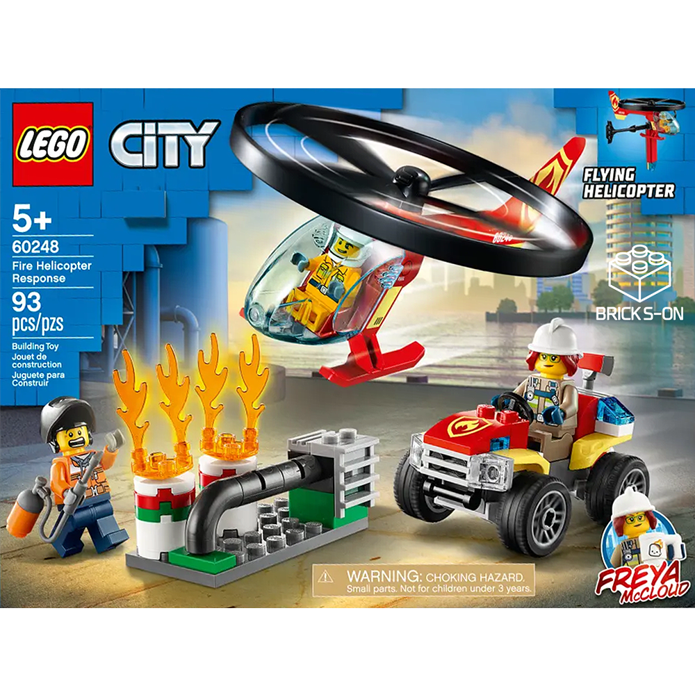 레고 시티 소방 헬리콥터 출동 60248 42,750원