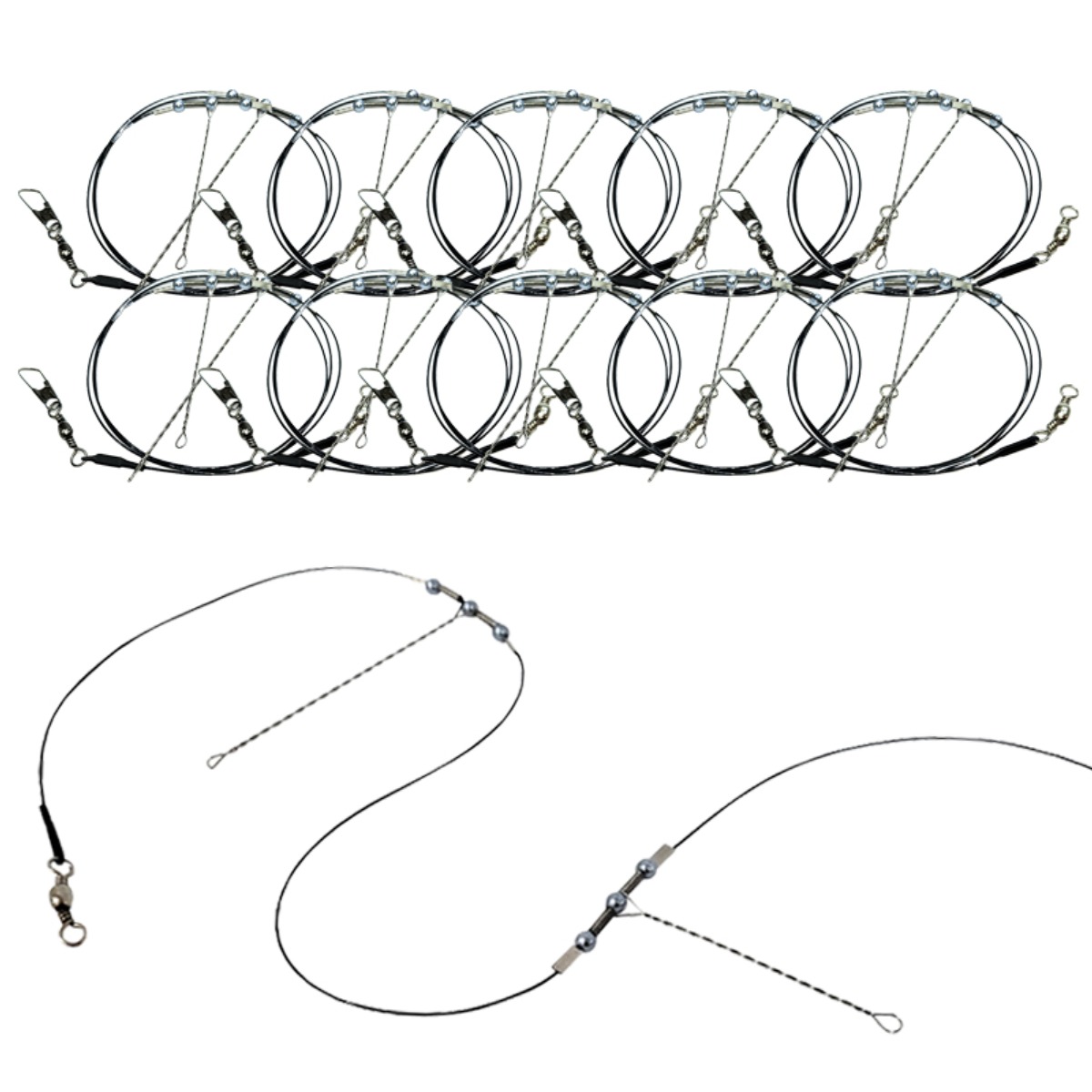 마리수 2단 원투채 천칭 천평 채비 원투자작채비 감성돔 도다리 장어 낚시 채비 10개 13,000원