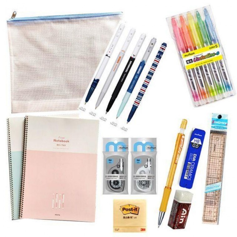 학교 고등 졸업 도모아 중등 조카 선물 학용품 8종세트 입학 PW 문구 학원 준비물 신학기 26,280원