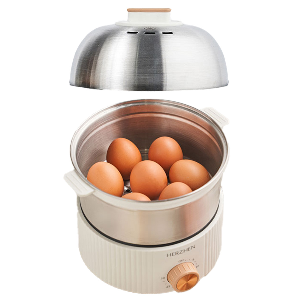 [TTP INC KITCHEN] 멀티쿠커 다기능 만능찜기/헤르젠 올스텐 3단찜기/간편 분리세척/그릴판장착/304스테인리스 안전소재, HERZHEN 49,800원