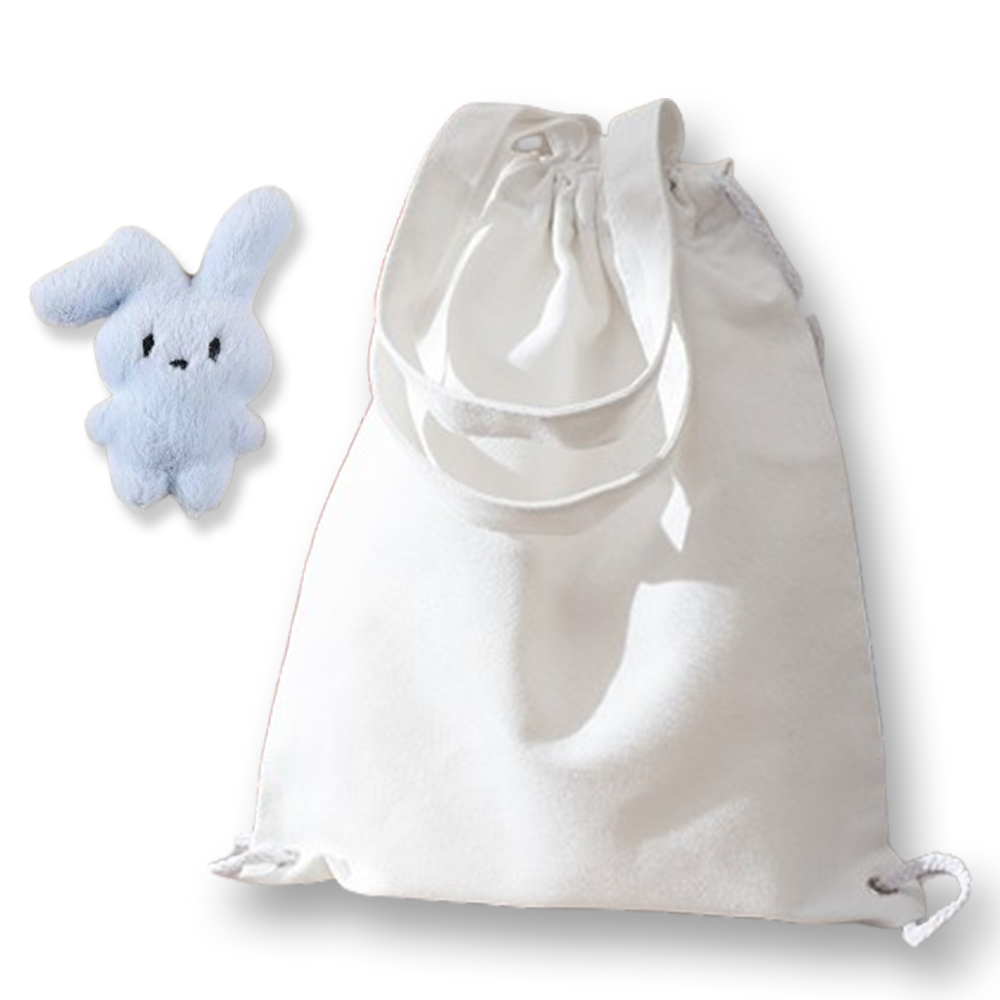 (토끼뱃지포함) 캔버스 복조리 에코백 토트백 크로스백 11,700원