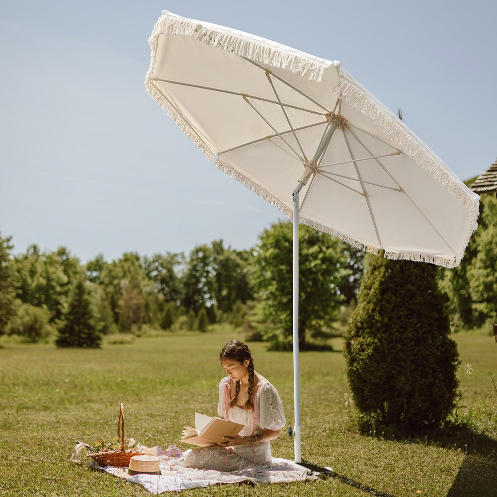 태슬 감성 파라솔 캠핑 카페 야외 대형 각도조절 파라솔 65,900원