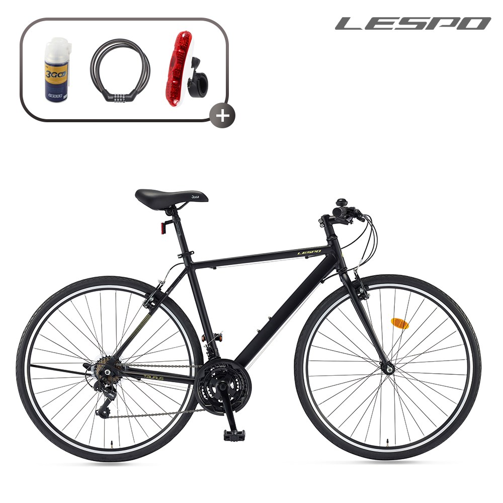 삼천리자전거 레스포 700C 토러스 21단 하이브리드 입문용 자전거 2026 조립자전거 99%조립, 1개, 170cm, 블랙(무광) (조립90%) 510 389,000원