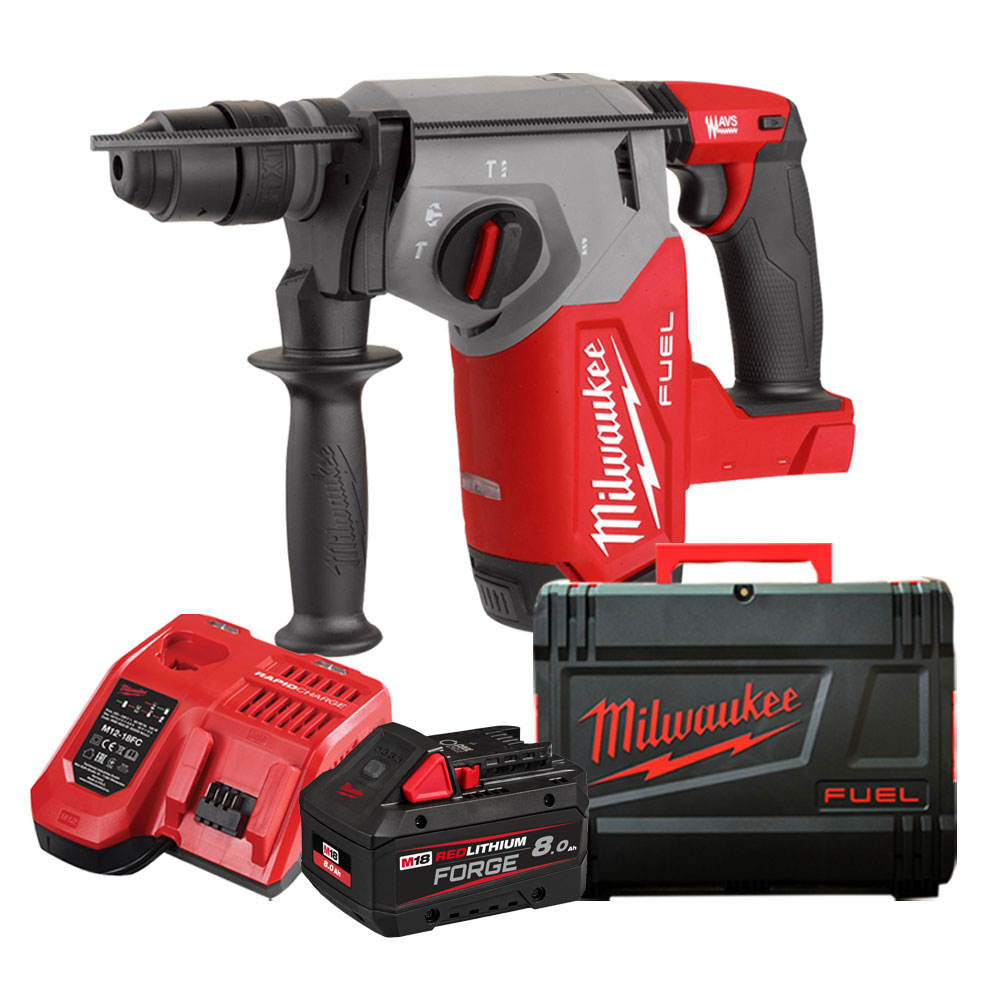 밀워키 M18 FHX-801X 충전 로터리 해머드릴 18V 8.0Ah 고출력 포지 배터리 1개 세트 588,180원