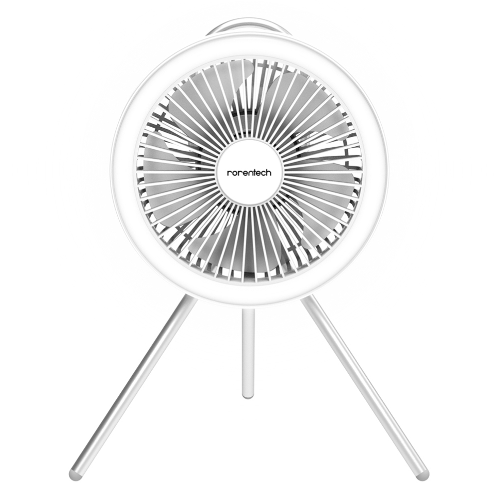 로랜텍 트래블 캠핑 저소음 무드등 무선 선풍기, TR-22, 화이트 19,700원
