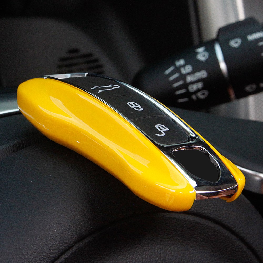 포르쉐 신형 키케이스 타이칸 파나메라 카이엔 마칸 2020년이후 신형 키홀더 호환 용품, 신형 키케이스 (레드크롬) 14,550원