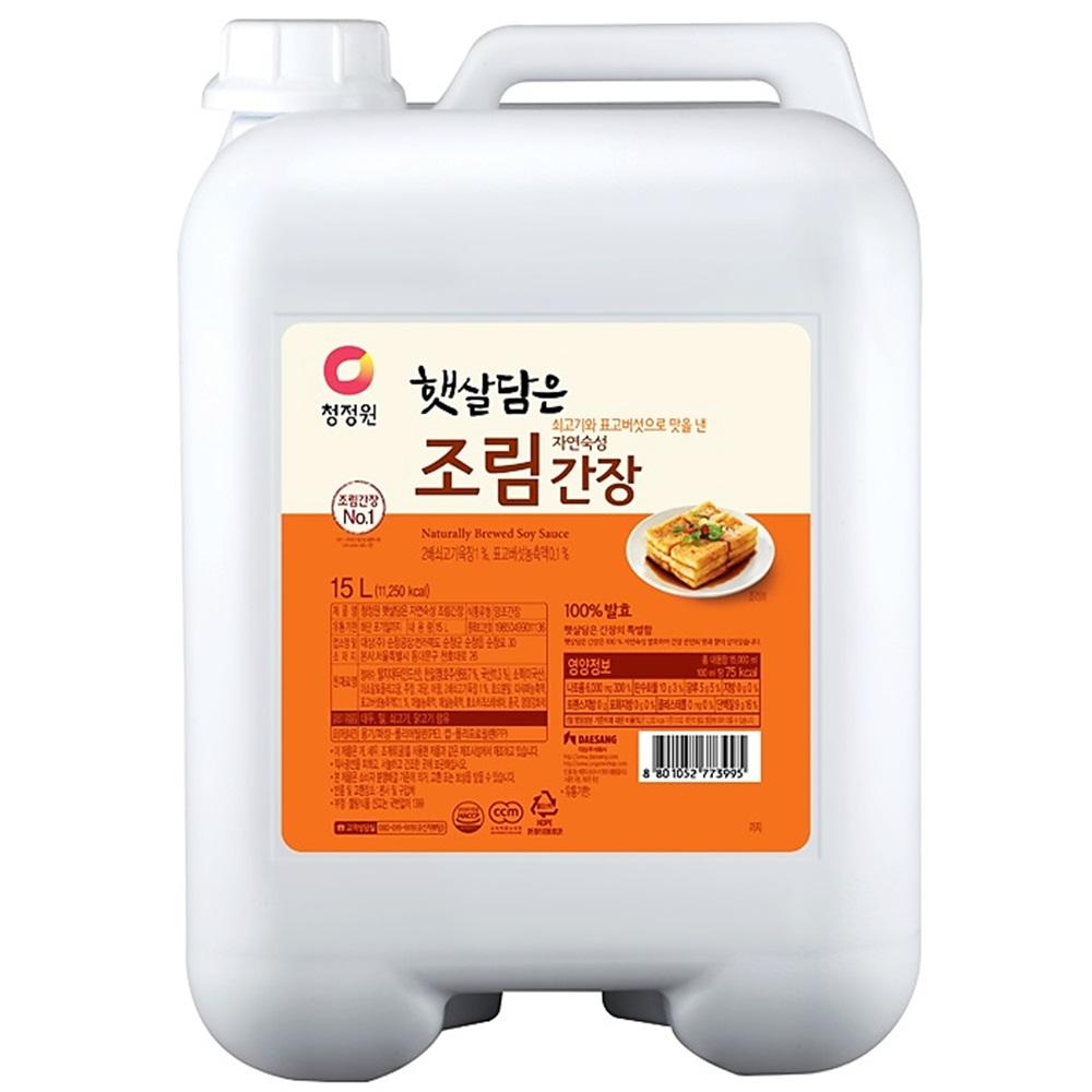 대상 청정원 햇살담은 자연숙성 조림 간장 77,100원