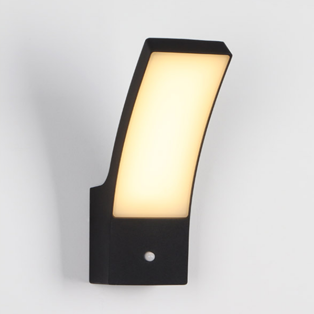 벽부센서등 LED 모던 외부 방수 센서 벽등 벽부등 블랙 60,500원