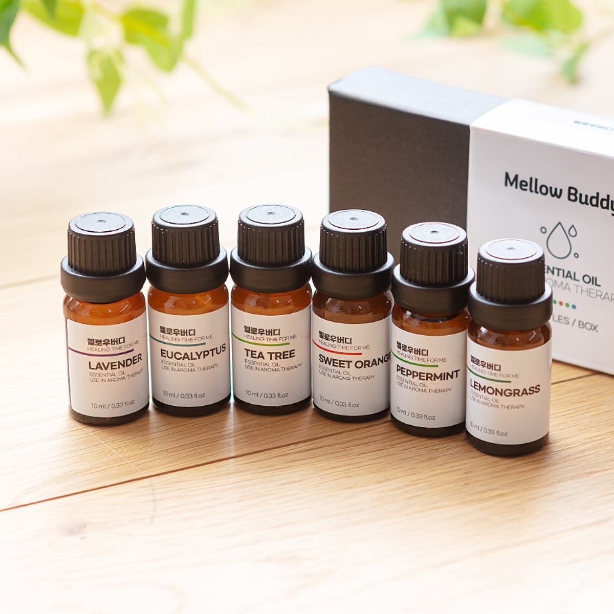 멜로우버디 천연 아로마  에센셜 오일 6종 세트 21,700원