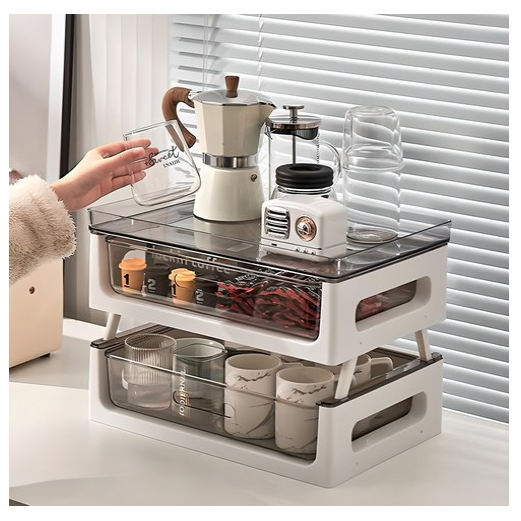 구디푸디 2단 탕비실 정리함 서랍식 커피 보관함 34,500원