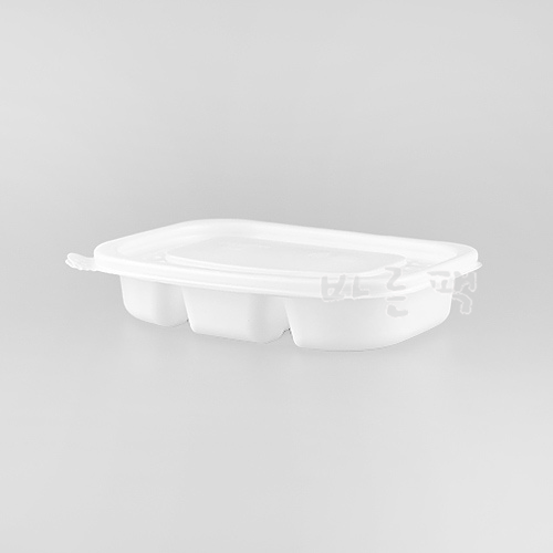 TY 다용도 밀폐죽용기 반찬용기3칸 500개 세트 백색 85,320원