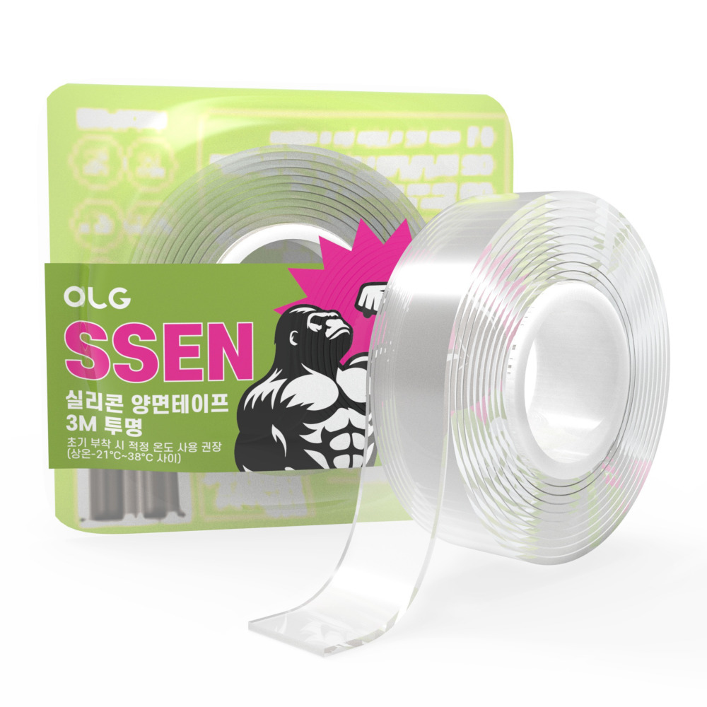 올지 SSEN 쎈 실리콘 양면테이프 3m, 1개 7,500원