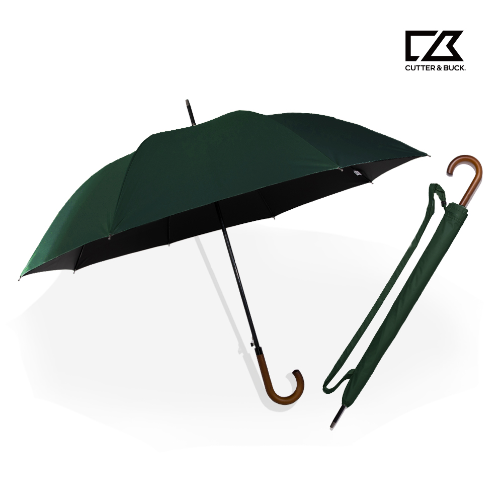 [커터앤벅] 70 곡자 자동 우드핸들 암막 장우산(자외선차단99%) 24,900원