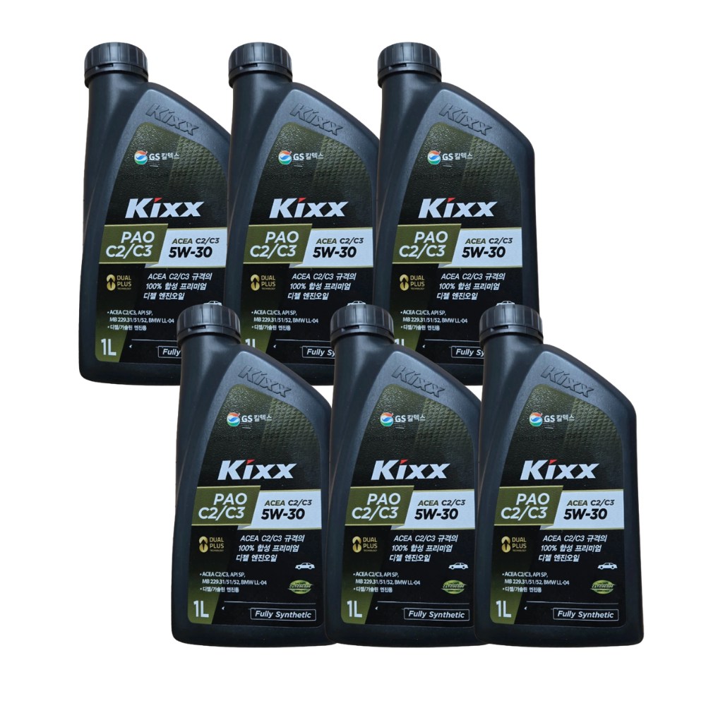 GS칼텍스 KIXX 파오 C2/C3 디젤 합성엔진오일 39,000원