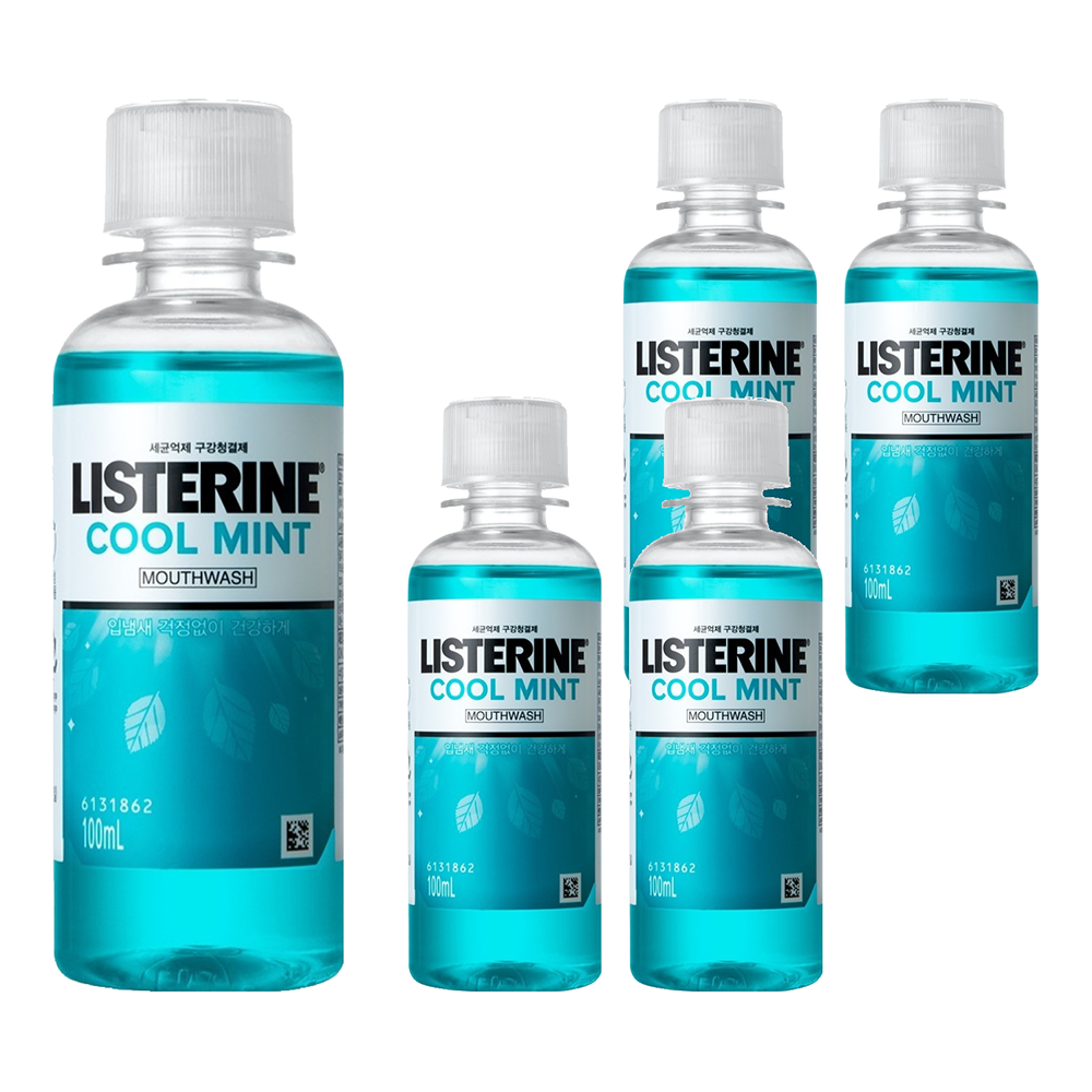 리스테린 액 쿨민트 마우스워시, 100ml, 5개 8,840원