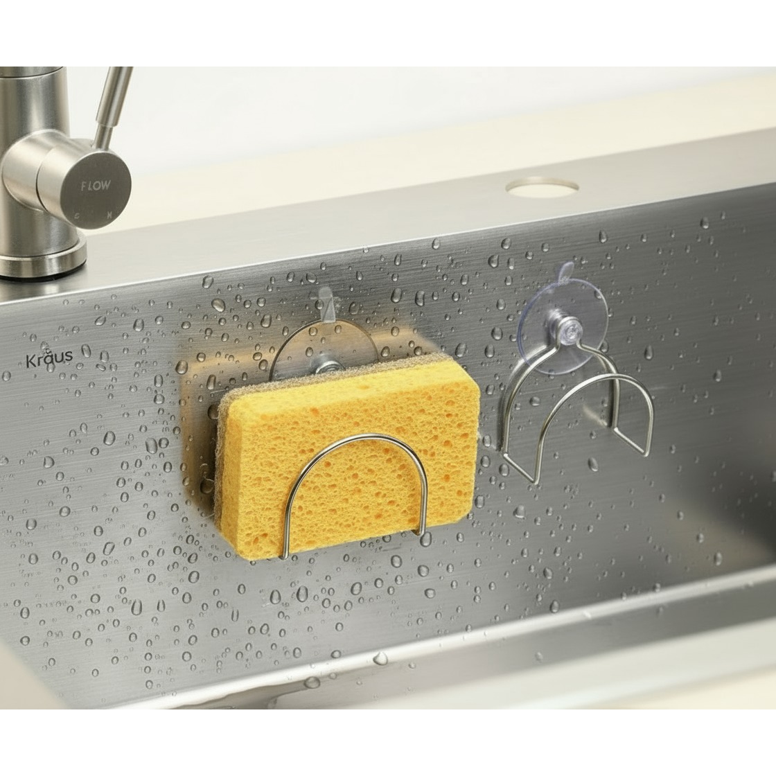 리빙필로 주방 싱크대 수세미 렉, 실버, 1개 5,980원